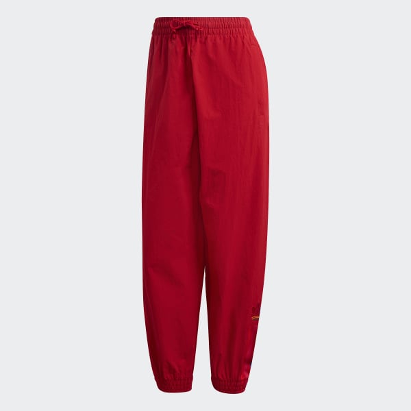 Red Casual Track Pants | Pants | PrettyLittleThing AUS