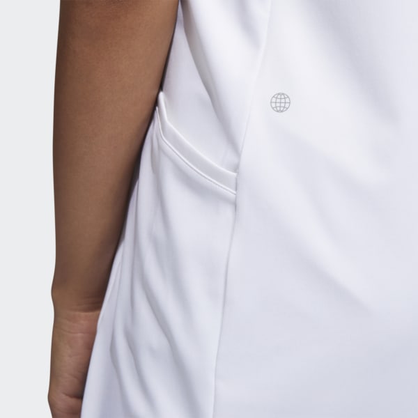 blanc Robe de golf 3-Stripes ETT10