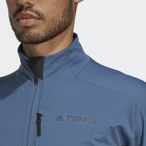 Blue Terrex Xperior Cross-Country Ski Soft Shell Jacket AT985