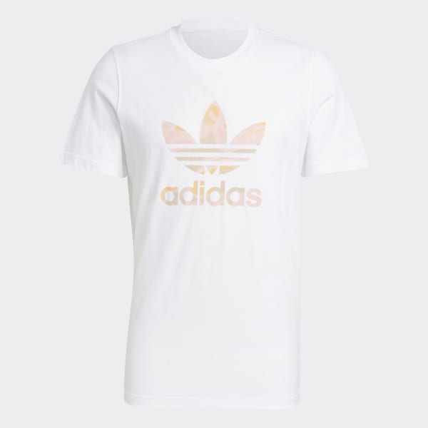 Adidas camo clearance trefoil tee