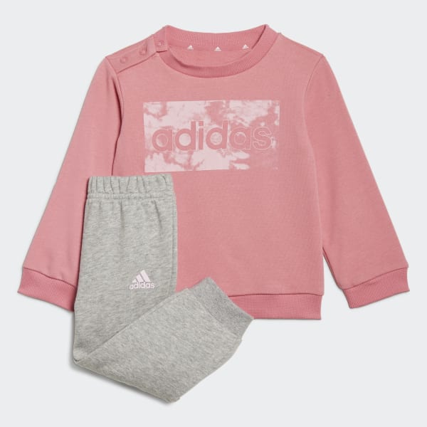 Pink adidas Essentials Sweatshirt and Pants 29259