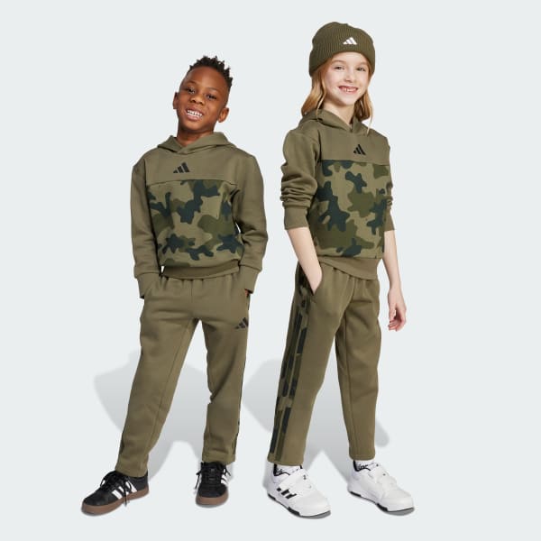 Gronn Seasonal Essentials Little Kids Camo Fleece Joggedress