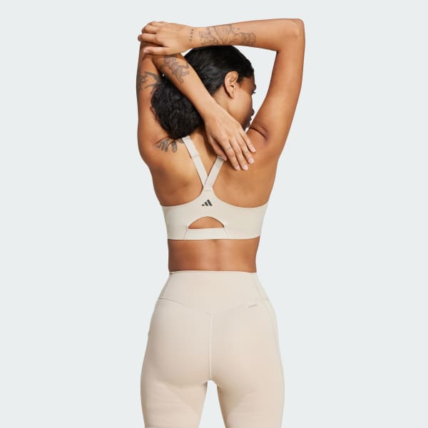 Bej TLRD Impact Luxe High Support Zip Sporcu Sütyeni