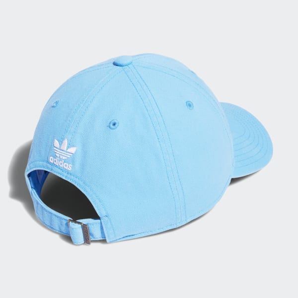 adidas Relaxed Strap-Back Hat - Blue, Men's Lifestyle