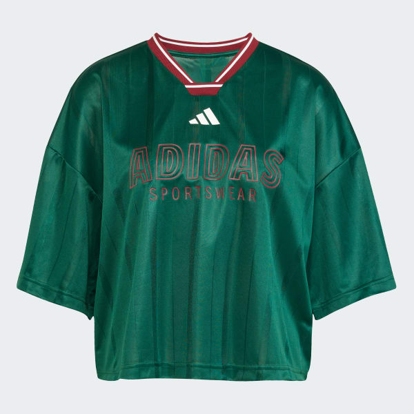 Verde Playera Tiro Nations Pack Estilo Boyfriend