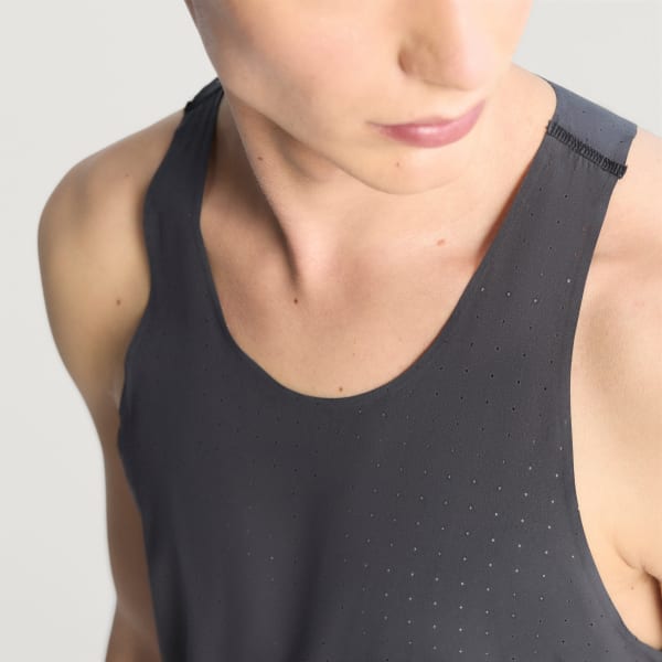 Black Adi365 H.Koumori Running Singlet