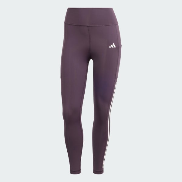 Violeta Mallas Optime 3 Franjas Largo Completo Pretina Alta