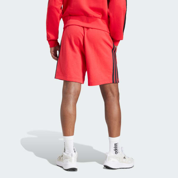 Rojo Shorts Essential 3 Tiras Tela French Terry