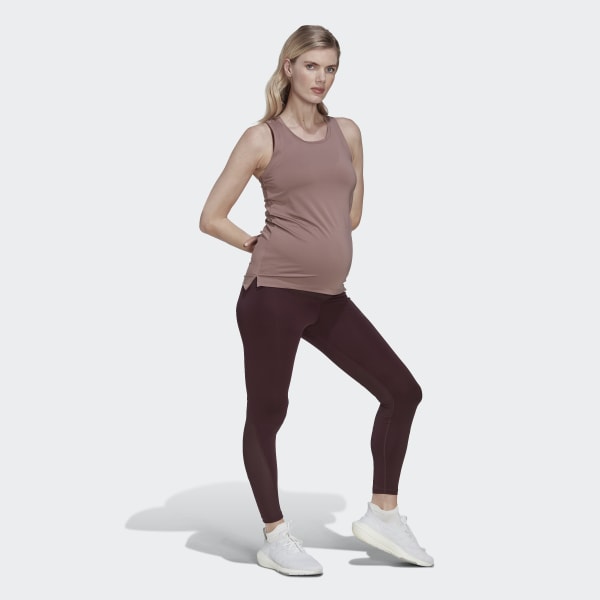 Vermelho Leggings 7/8 em Rede para Treino Essentials (Pré-mamã) HL135