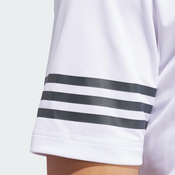 adidas 3 Stripes Polo Shirt White adidas Thailand
