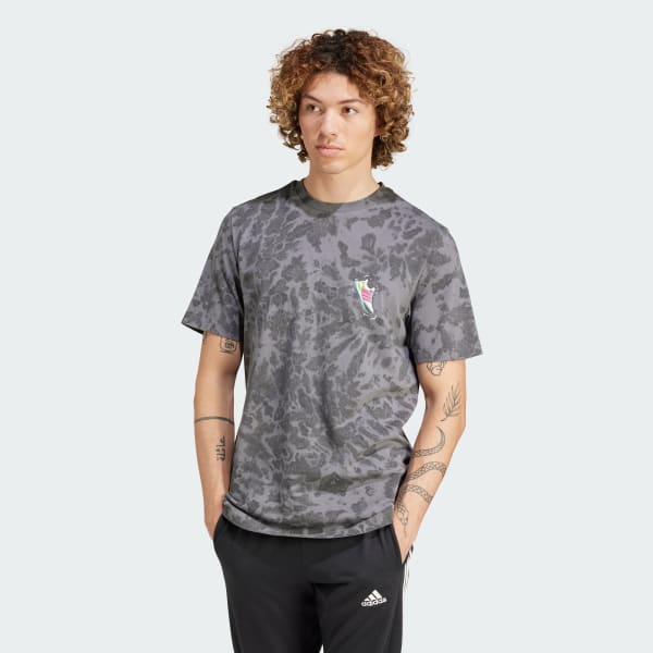 Schwarz Summer Fun Sneaker Graphic T-Shirt