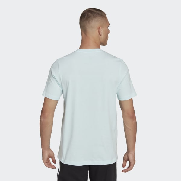 Azul Playera Essentials Logo Grande 29194