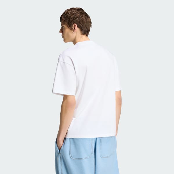 Blanco CAMISETA TREFOIL ESSENTIALS LOOSE