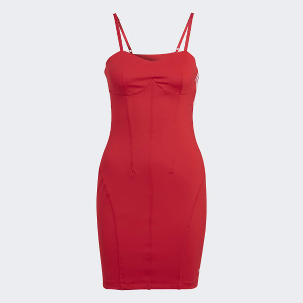 adidas Corset Dress - Red | Women's Lifestyle | adidas US
