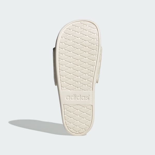 White Adilette Comfort Slides