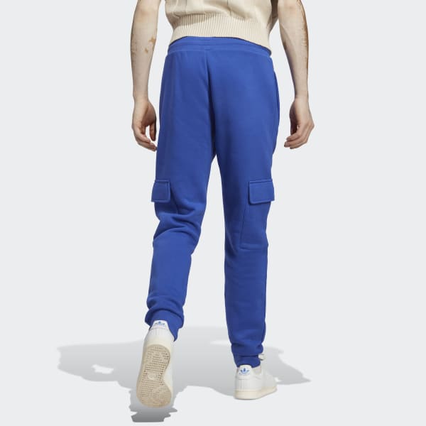adidas Trefoil Essentials Cargo Pants - Blue | Free Shipping with ...