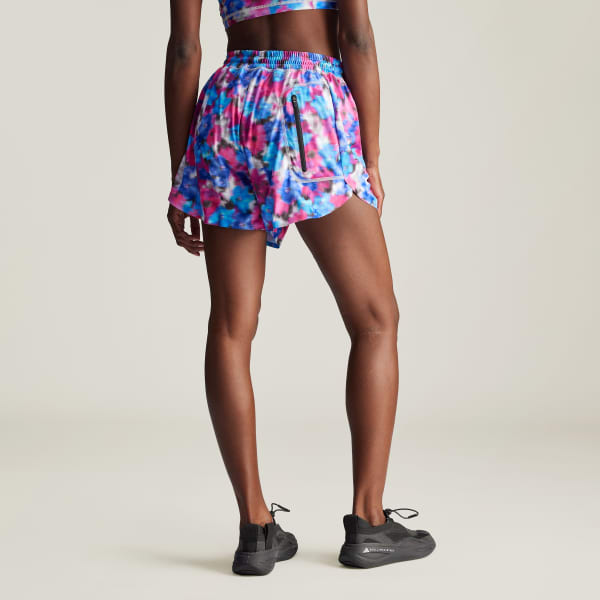 Turquoise adidas by Stella McCartney Printed Shorts