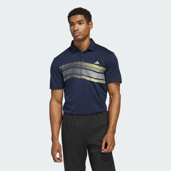 Blue Core Chest Stripe Polo Shirt