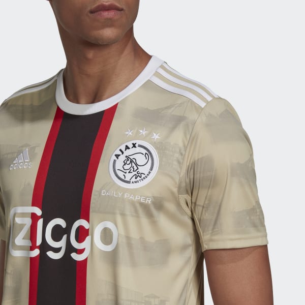 Beige Camiseta Tercer Unifiorme Ajax Amsterdam 22/23 N0300