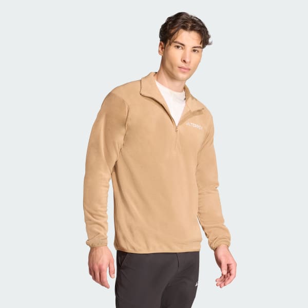 Marron Casaca Multi Essentials 1/2 Zip Fleece