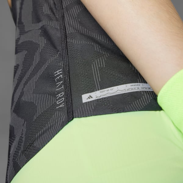 Czerń Ultimate AIRCHILL Engineered Running Tank Top
