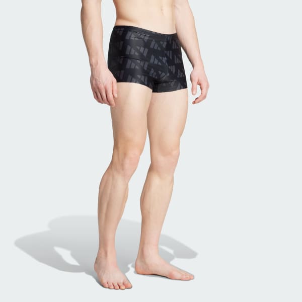 Preto Boxers de Natação