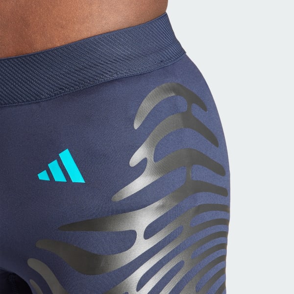 adidas Adizero Control Running Short Tights - Blue | Men\'s Running | adidas  US