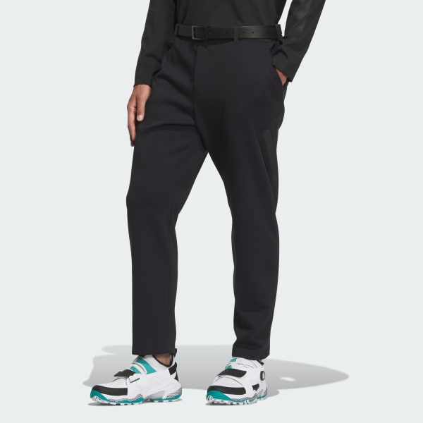 ブラック 【ゴルフ】ストレッチ ダブルニット パンツ