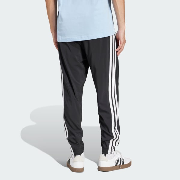 Negro Pantalón Essentials 3 Tiras Tejido