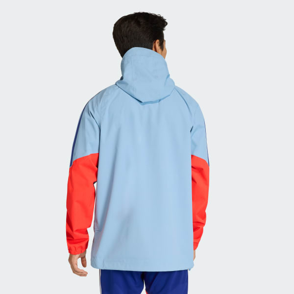 ブルー サッカー日本代表 ティロ26 プロ レインジャケット