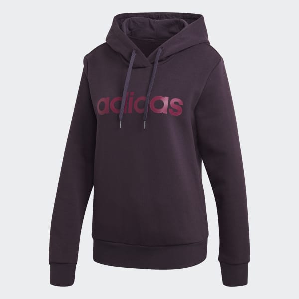 essentials linear pullover hoodie