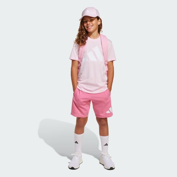 Rosa Conjunto Playera Essentials Kids