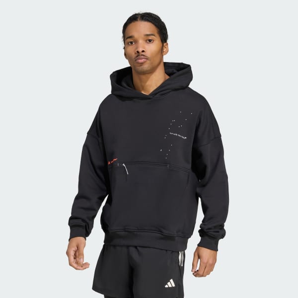 Black Adi365 H.Koumori Running Hoodie (Gender Neutral)