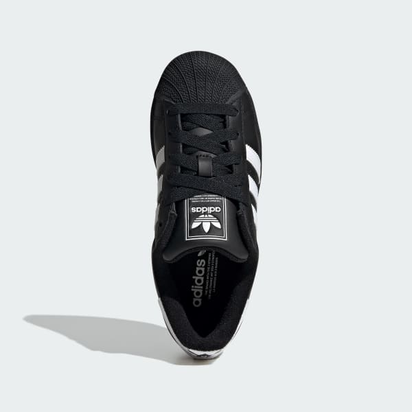 Negro Zapatillas Superstar II Niños