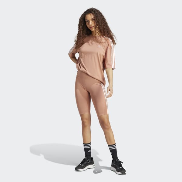 Brown Adicolor Classics High-Waisted Short Leggings