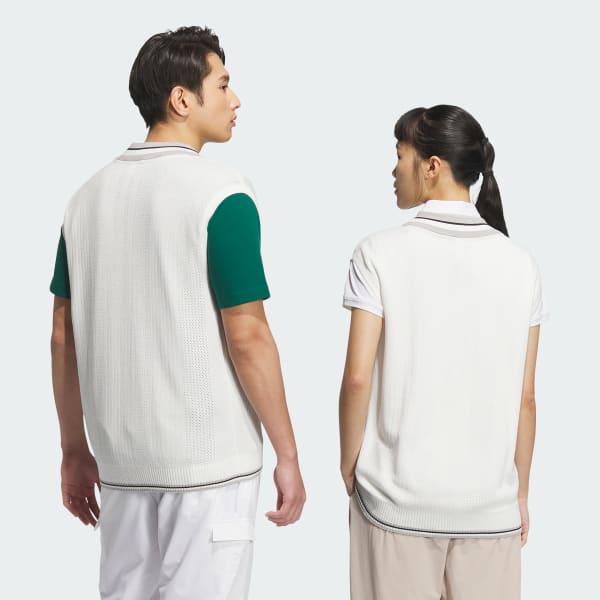 ホワイト 【ゴルフ】ビヨンド ザ コース ルーズフィット ニットベスト