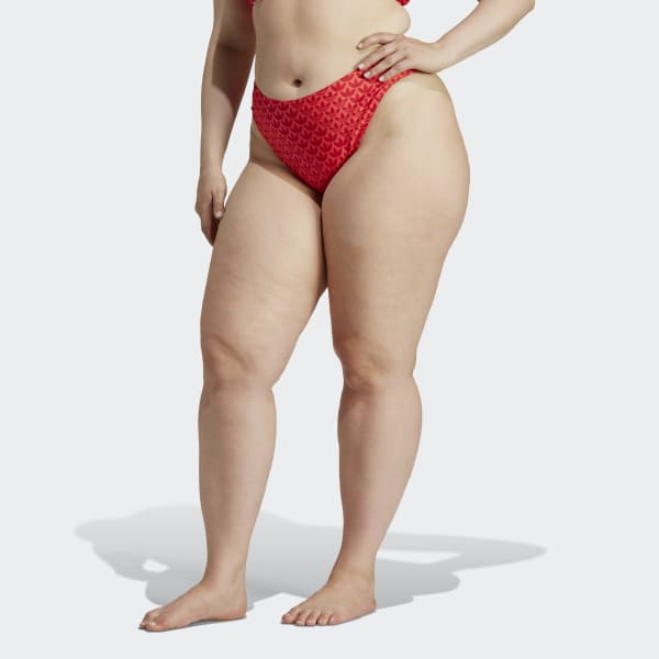 opening Universeel schapen adidas Originals Monogram Bikinibroekje (Grote Maat) - rood | adidas Belgium
