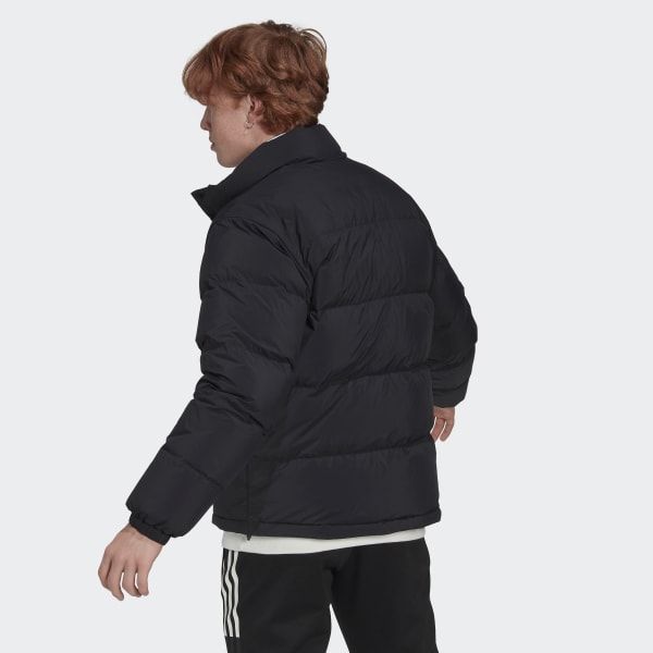 Schwarz Puffer Daunenjacke Z4757