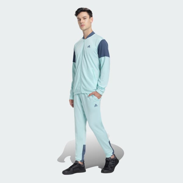 Blue COLOR BLOCK TRACKSUIT