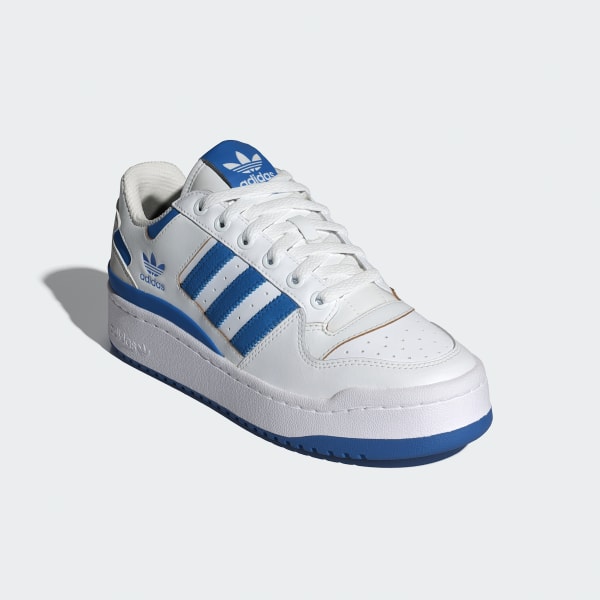 Adidas white blue stripes top