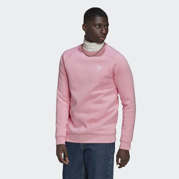 ruzová Adicolor Essentials Trefoil Crewneck Sweatshirt JKZ50