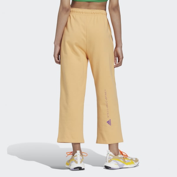 Żolty adidas by Stella McCartney Cropped Sweat Pants BWC63