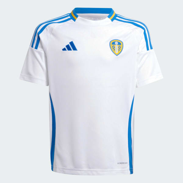 White Leeds United FC 24/25 Home Jersey Kids