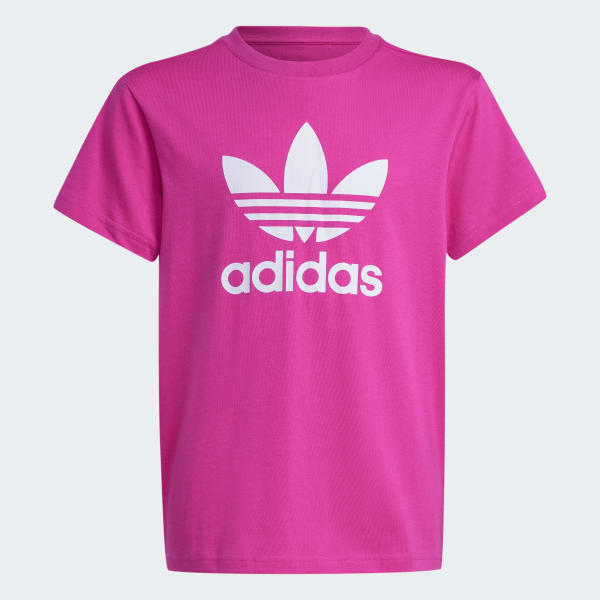 Rosa Camiseta Adicolor Trefoil Infantil