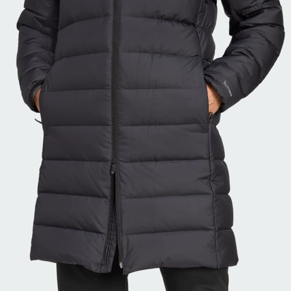 HOODED LIGHT DOWN ブラック M adidas Terrex Multi Light Down Hooded Parka 2.0 - Black
