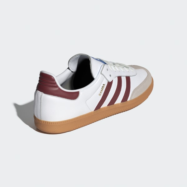 Adidas Originals SAMBA OG White/Collegiate Burgundy IF3813