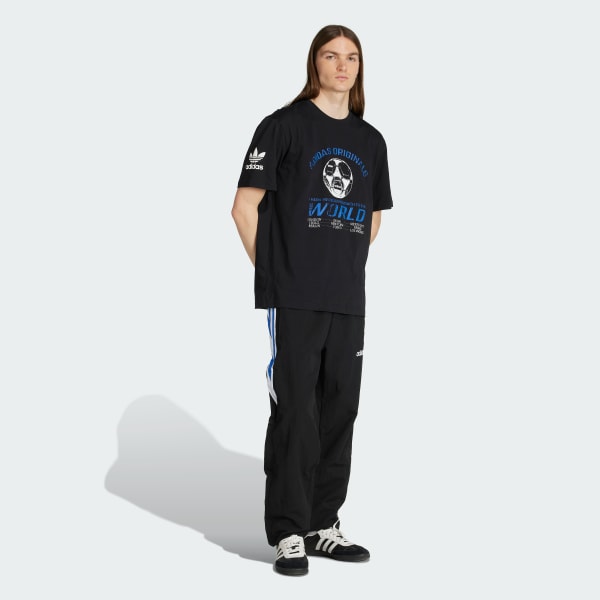 ★adidas★ 90年代サッカーグラフィックTシャツ アディダス 90年代のサッカー グラフィック半袖Tシャツ