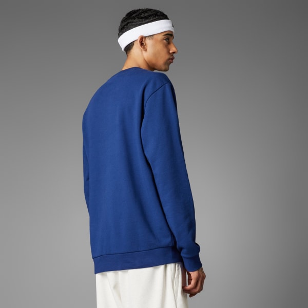 Blau adidas Heritage Graphic Sweatshirt