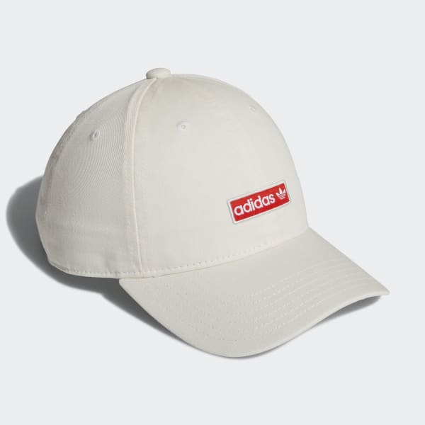 adidas Forum Patch Relaxed Strap-Back Hat - White | adidas US