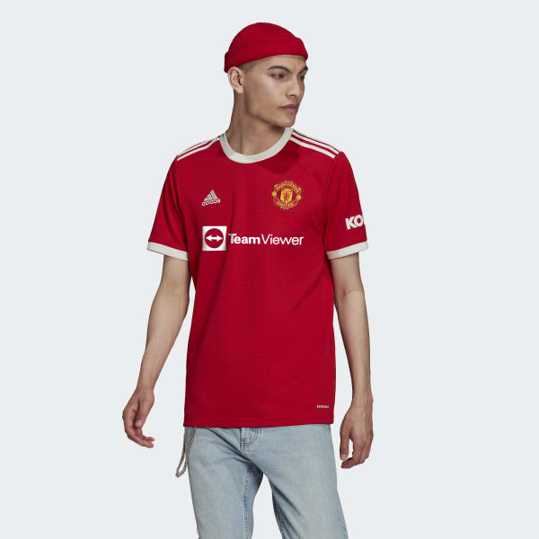 Adidas Manchester United 21 22 Home Jersey Red Adidas Malaysia